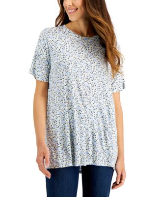 Style & Co - Printed Tunic T-Shirt, Created for Macy's