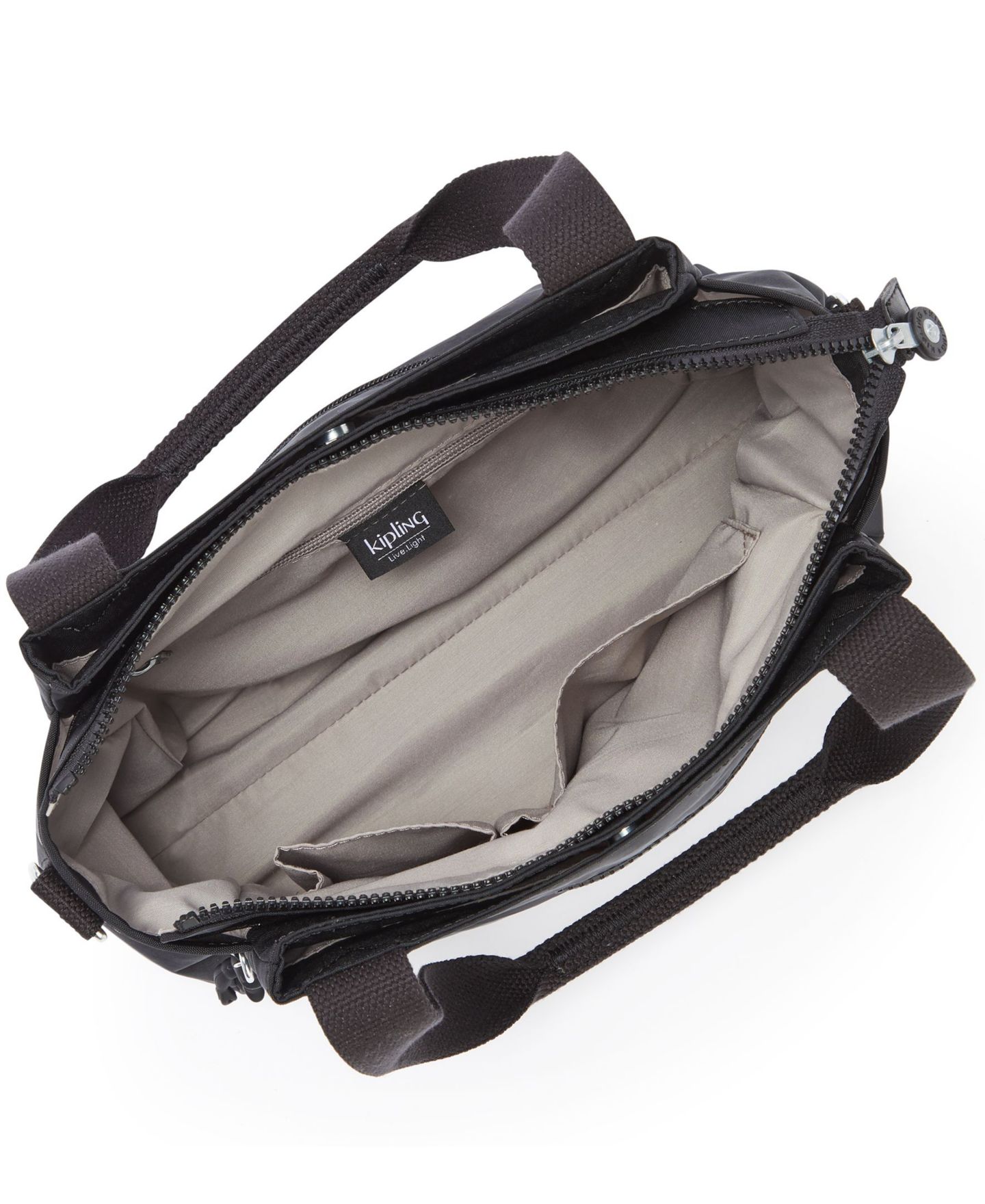 Женская сумка Kipling Elysia Small Satchel, цвет: Чёрный — фото 3