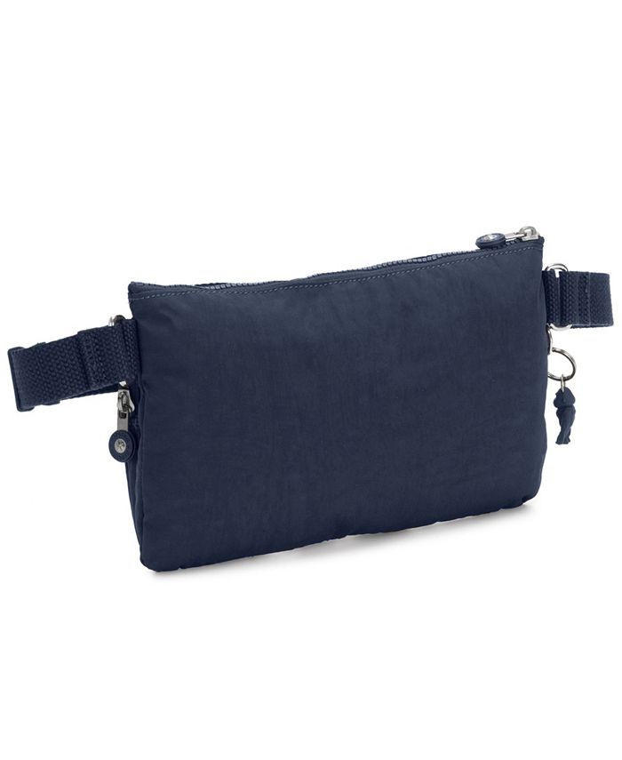 Marsupio In Vera Pelle Stilord 'Orson' - Borsa Cintura Vintage, Colore Porto/cognac, 6 Scomparti