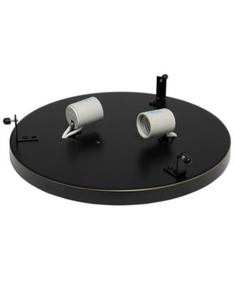 Glam 2 Light Round Flush Mount