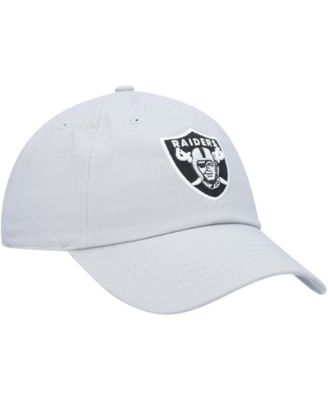 Women's Silver Las Vegas Raiders Miata Clean Up Secondary Adjustable Hat