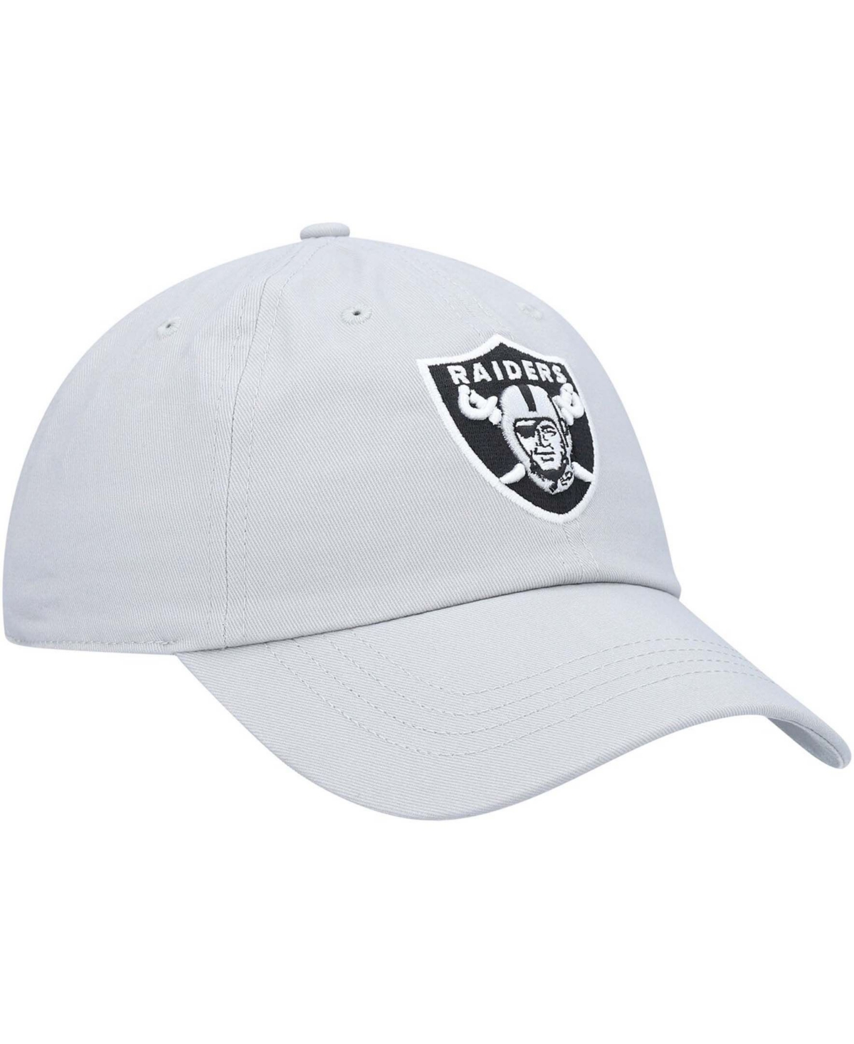 Women'sLas Vegas Raiders Miata Clean Up Secondary Adjustable Hat - Silver