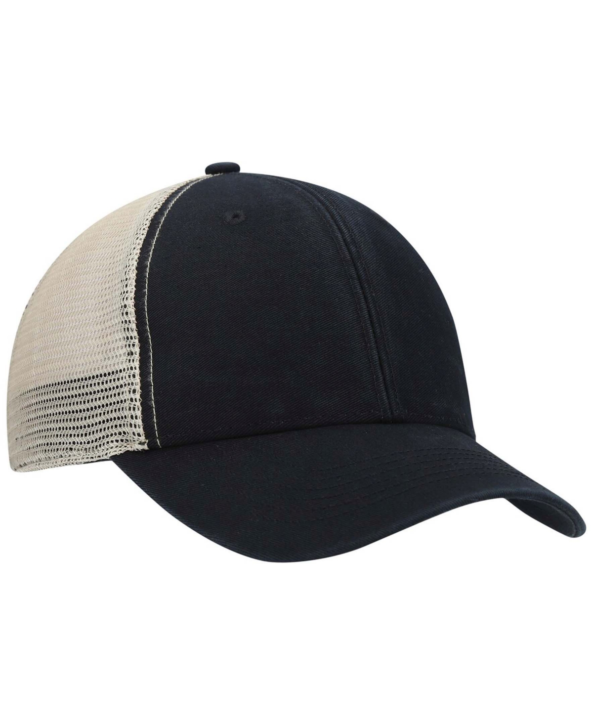 Shop 47 Brand Men's Black, Natural Flagship Mvp Snapback Hat In Black,natural