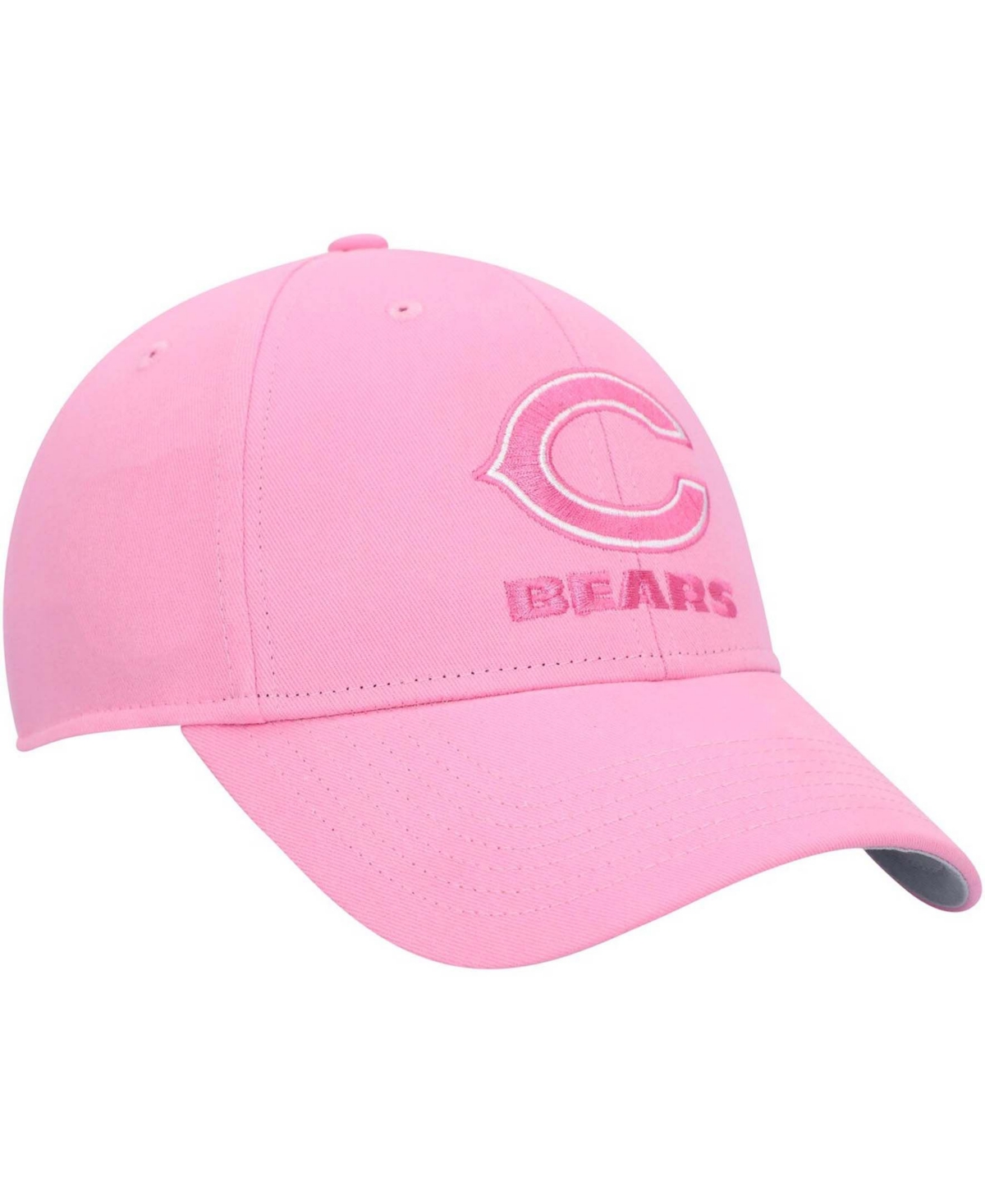 47 Brand Big Girls Pink Chicago Bears Rose Mvp Adjustable Hat In Pink