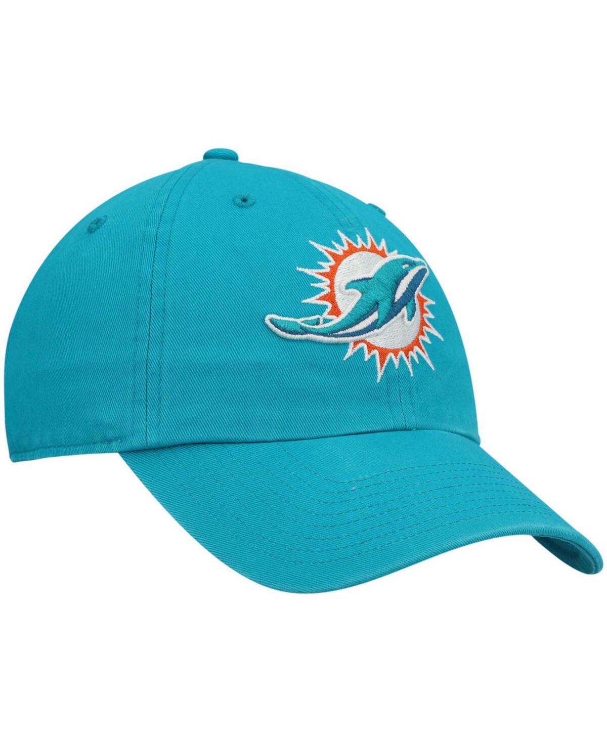 47 Brand Boys Aqua Miami Dolphins Basic Mvp Adjustable Hat In Aqua