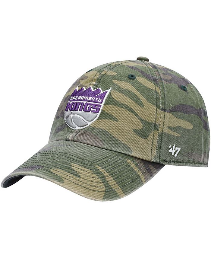 47 Brand / Men's Sacramento Kings Black Clean Up Adjustable Hat