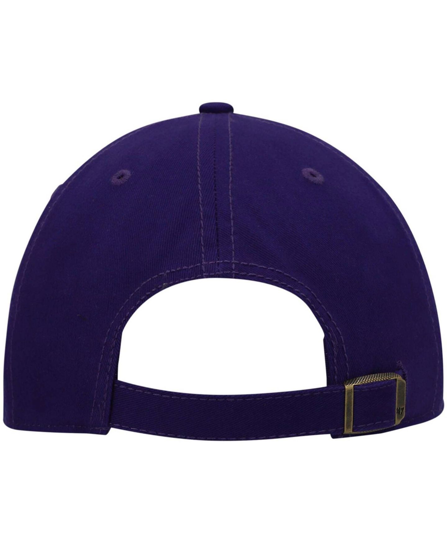 Женская кепка '47 Brand Purple Kansas State Wildcats Miata Clean Up Logo Adjustable Hat — фото 5