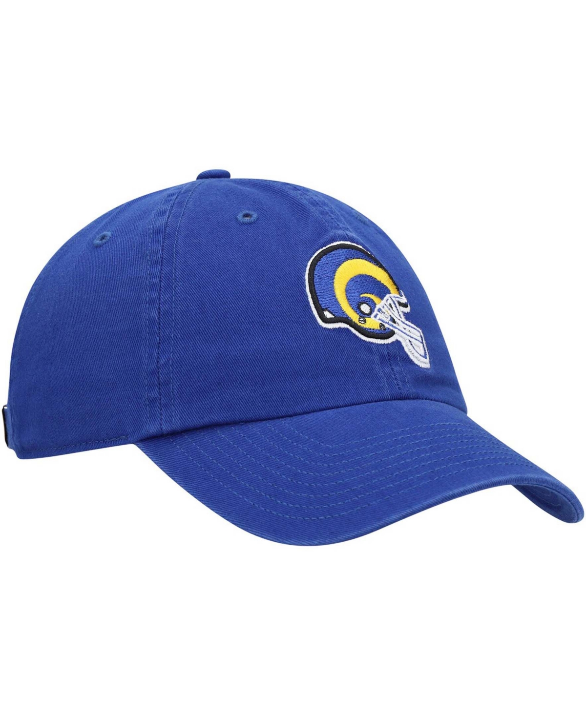 47 Brand Men's Royal Los Angeles Rams Clean Up Legacy Adjustable Hat In Royal