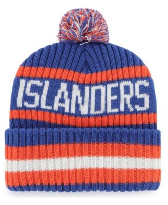 Men's Royal New York Islanders Bering Cuffed Knit Hat with Pom