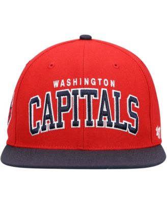 Men's Red Washington Capitals Captain Snapback Hat