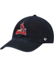 Men's Mitchell & Ness Cream St. Louis Cardinals Cooperstown Collection Evergreen Adjustable Trucker Hat