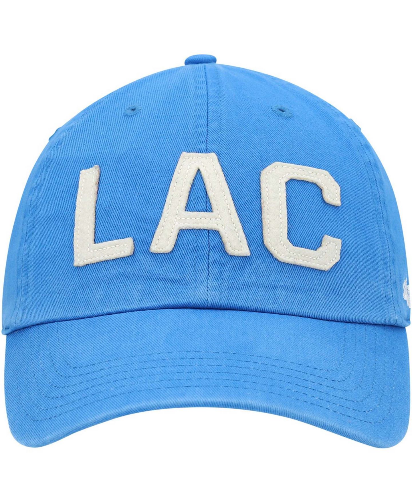 Женская кепка '47 Brand Powder Blue Los Angeles Chargers Finley Clean Up Adjustable Hat — фото 3