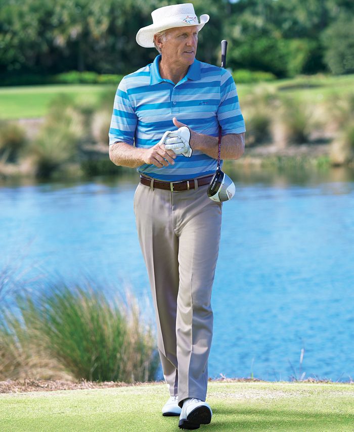greg norman pleated golf pants