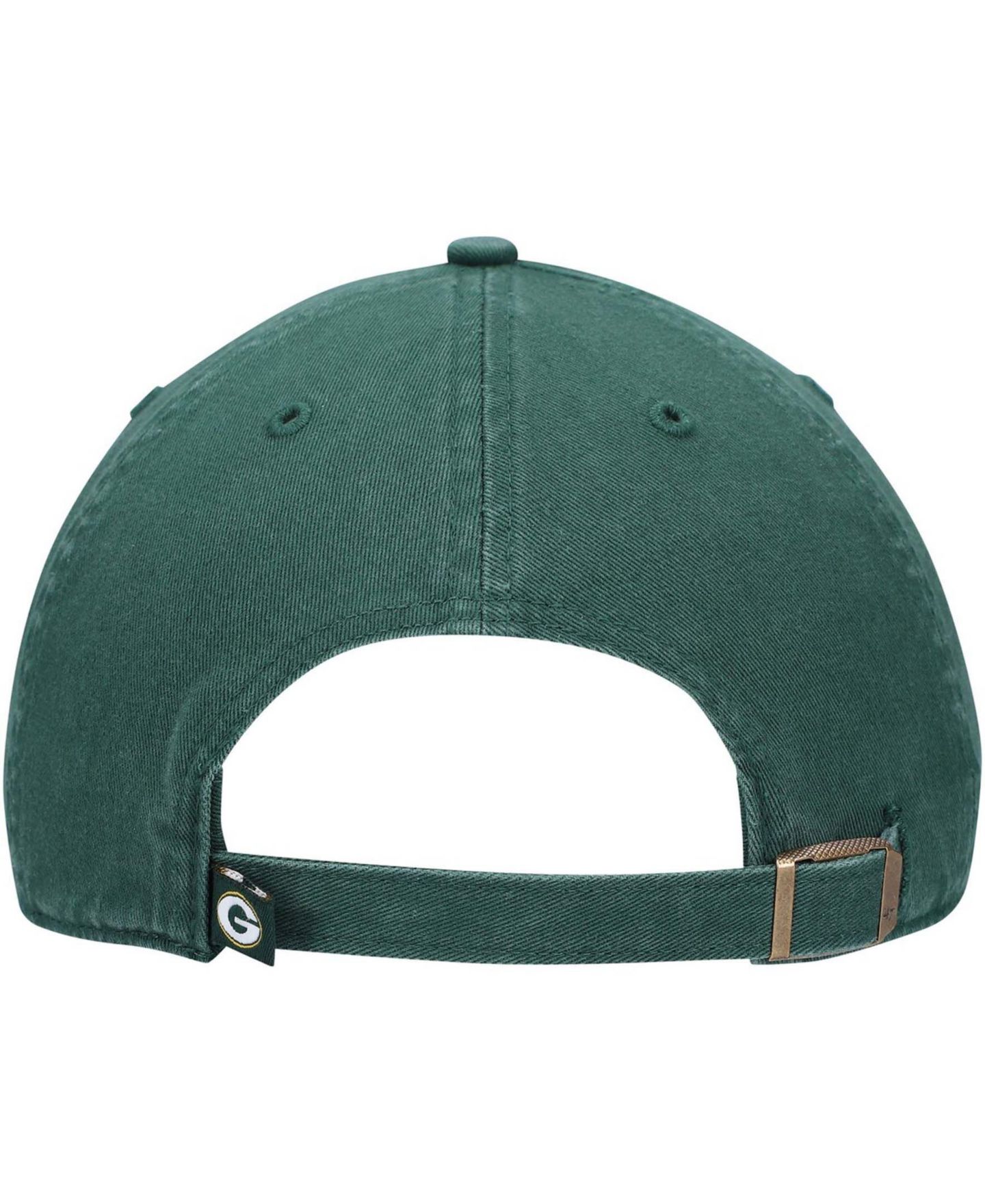 Мужская кепка '47 Brand Green Green Bay Packers Clean Up Script Adjustable Hat — фото 5