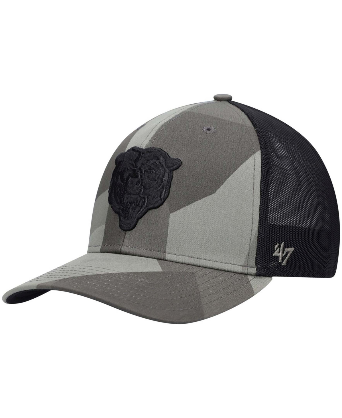 47 Brand Men's Olive Chicago Bears Countershade Mvp Dp Trucker Snapback Hat