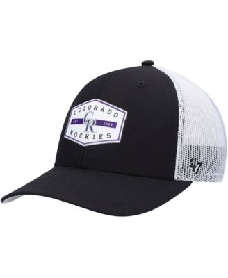 47 Brand Men S Black Colorado Rockies Convoy Trucker Snapback Hat   20516669 Fpx.tif