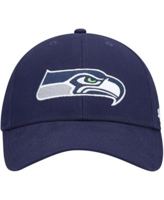 Boys Navy Seattle Seahawks Basic MVP Adjustable Hat
