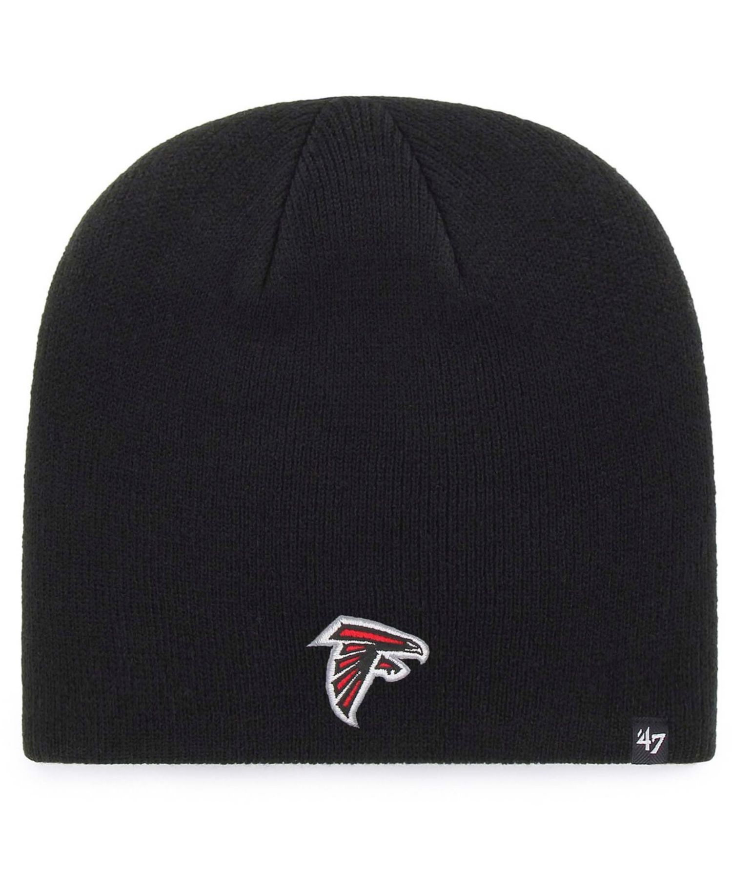 Men's Black Atlanta Falcons Primary Logo Knit Beanie