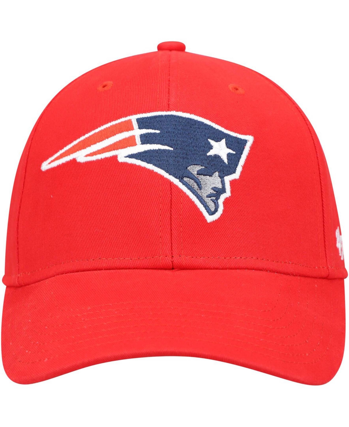 47 Brand Boys Red New England Patriots Basic Secondary Mvp Adjustable Hat In Red