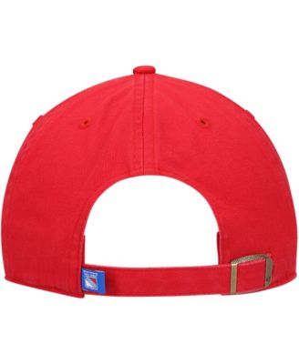 Men's Red New York Rangers Clean Up Adjustable Hat