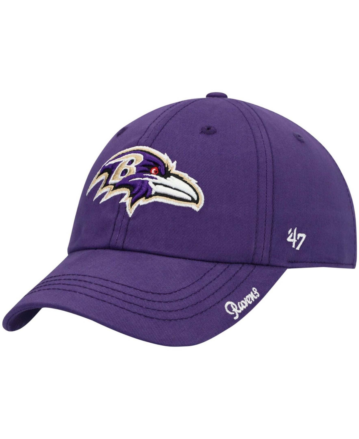 Women's Purple Baltimore Ravens Miata Clean Up Secondary Adjustable Hat - Purple