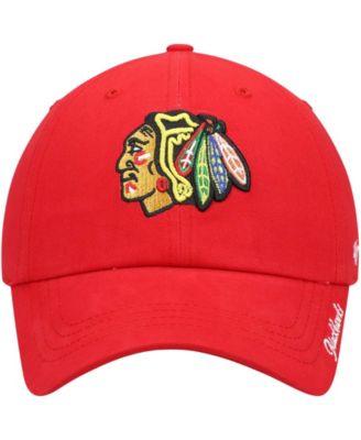 Women's Red Chicago Blackhawks Team Miata Clean Up Adjustable Hat