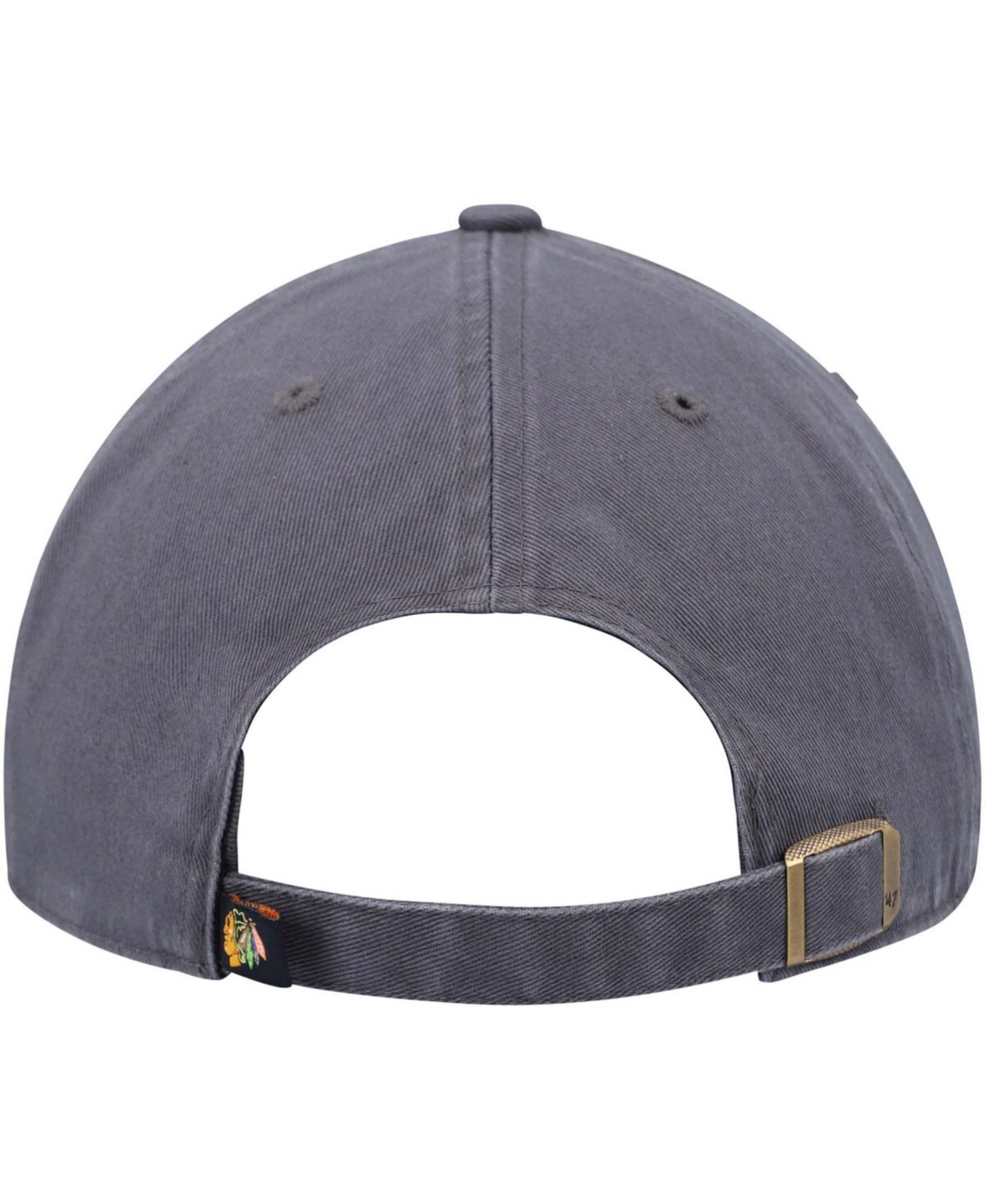Men'sChicago Blackhawks Clean Up Adjustable Hat - Charcoal