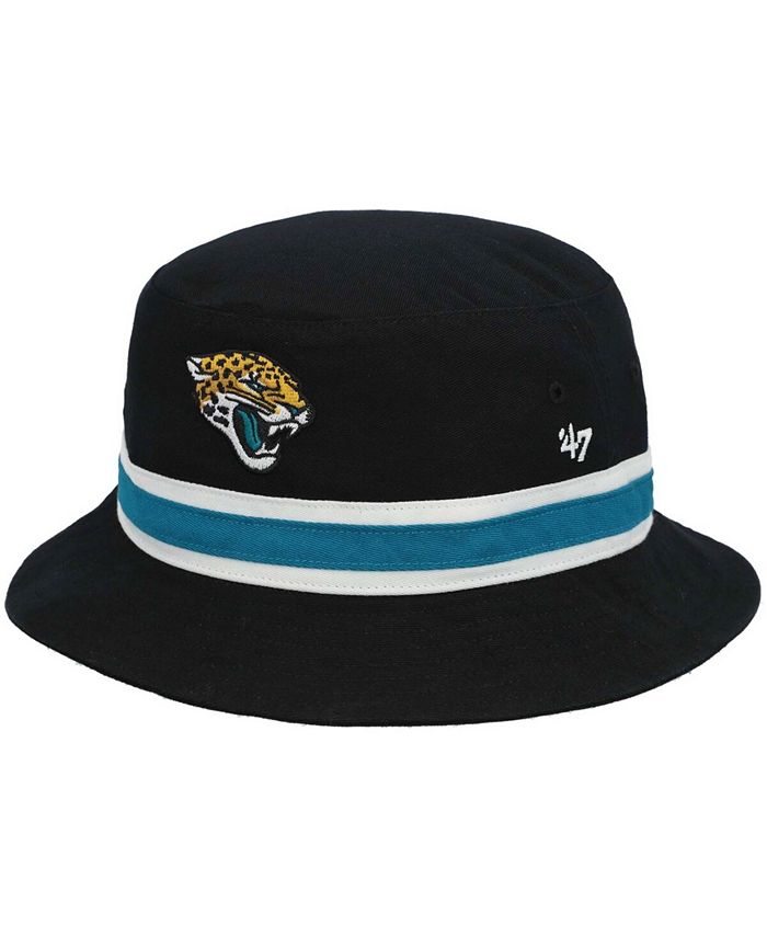'47 Brand Men's Black Jacksonville Jaguars Striped Bucket Hat Macy's
