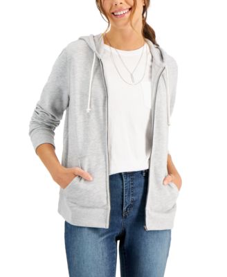 macy's zip up hoodie