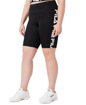 plus size fila shorts