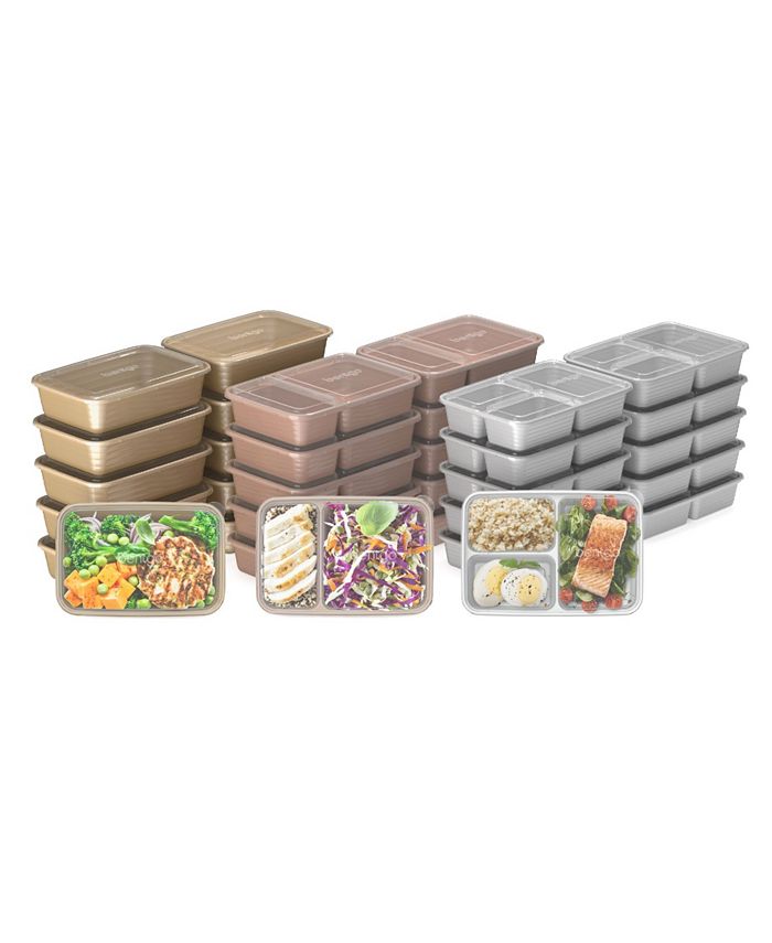 Bentgo Prep 1-Compartment Meal-Prep Containers with Custom-Fit