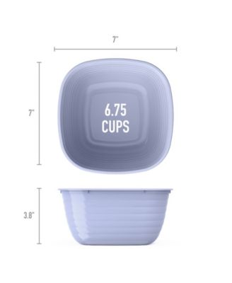 Prep Single Compartment Bowl Set, 20 Pieces