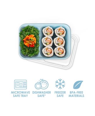 Prep 2-Compartment Snack Container Set, 20 Pieces