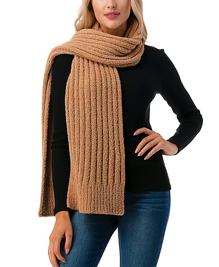 Marcus Adler Women's Cozy Ribbed Solid Scarfs Macy's
