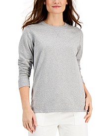 Cotton High-Low Sweatshirt, Created for Macy's