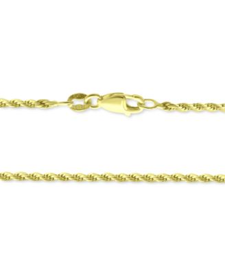 Rope Link Bracelet in 18k Gold-Plated Sterling Silver, Created for Macy's