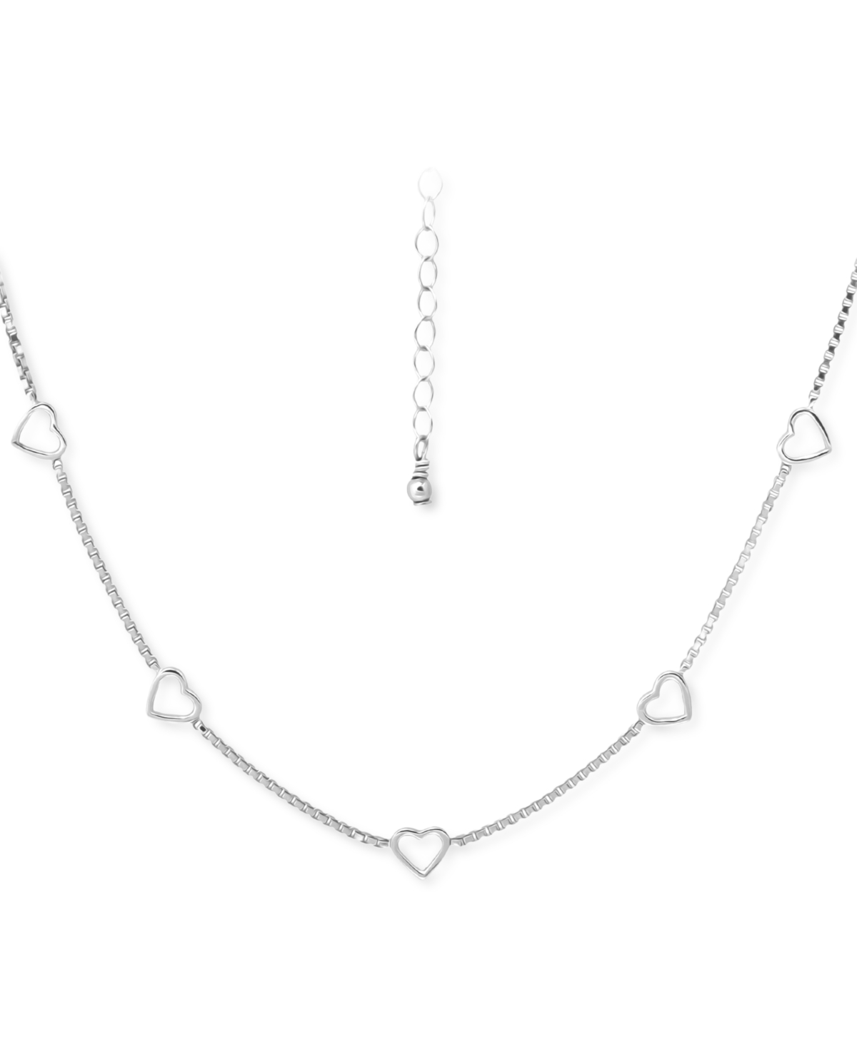Giani Bernini Open Heart Chain Necklace, 16