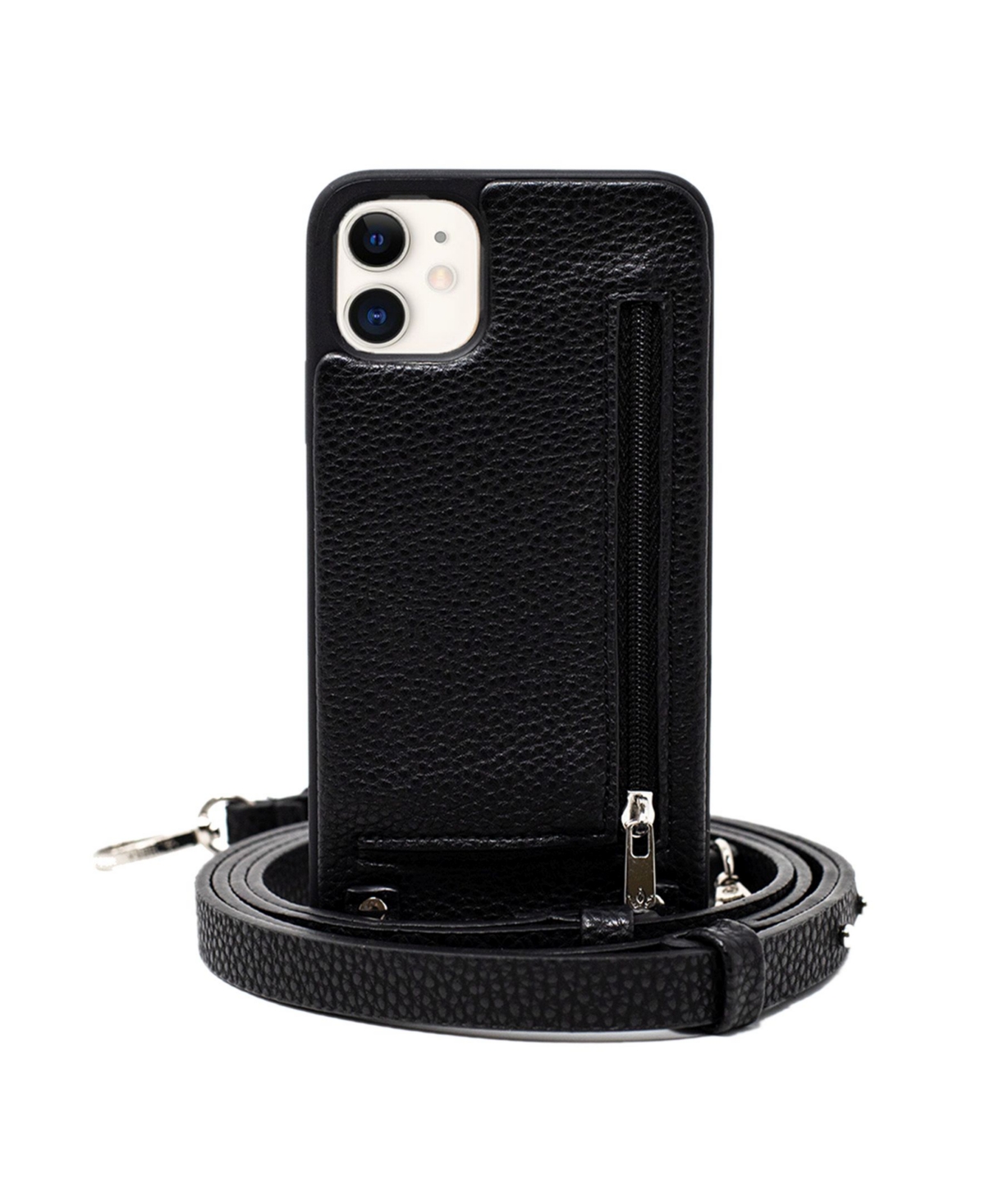 Women's Victoria iPhone 13 Crossbody Case - Black