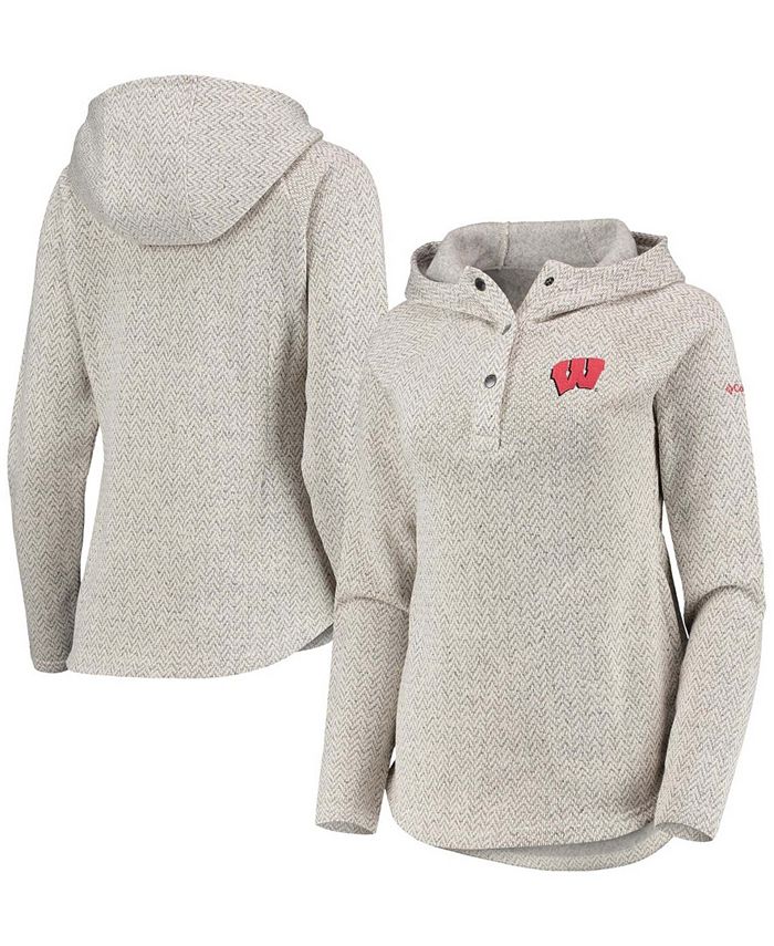 Columbia Women s Cream Wisconsin Badgers Darling Days Raglan