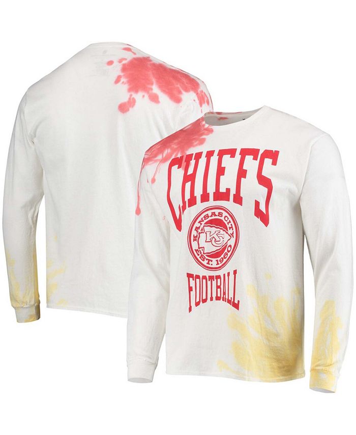 Junk Food Men's Cream Kansas City Chiefs Tie-Dye Long Sleeve T-shirt -  Macy's