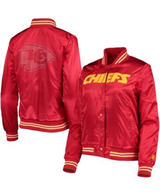 San Francisco 49ers Starter Women's Varsity Lover Satin Full-Snap Jacket -  Scarlet