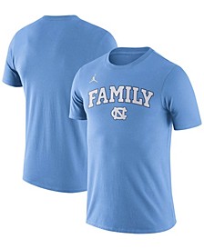 Men's Jordan Brand Carolina Blue North Carolina Tar Heels Family T-shirt