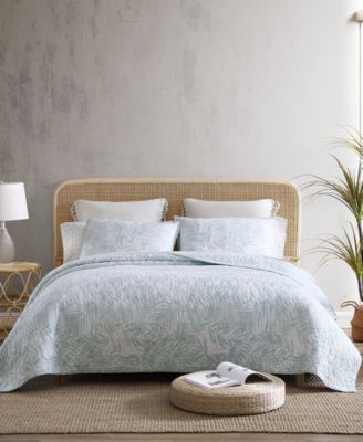 CLOSEOUT! Palmday Cotton Reversible 2 Piece Quilt Set, Twin