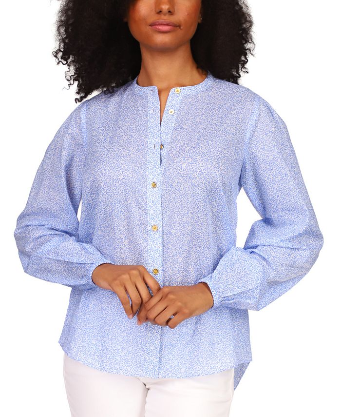 Michael Kors Cotton Printed Button Down Shirt Macy s