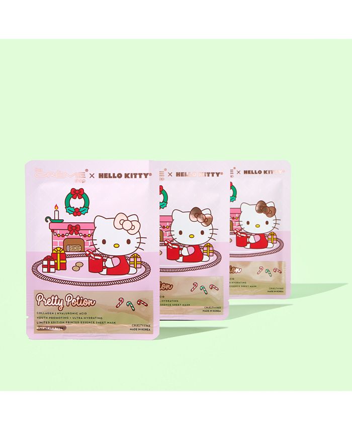 The Crème Shop X Hello Kitty Pretty Potion Printed Essence Sheet Mask 3 Pk And Reviews Beauty 4826