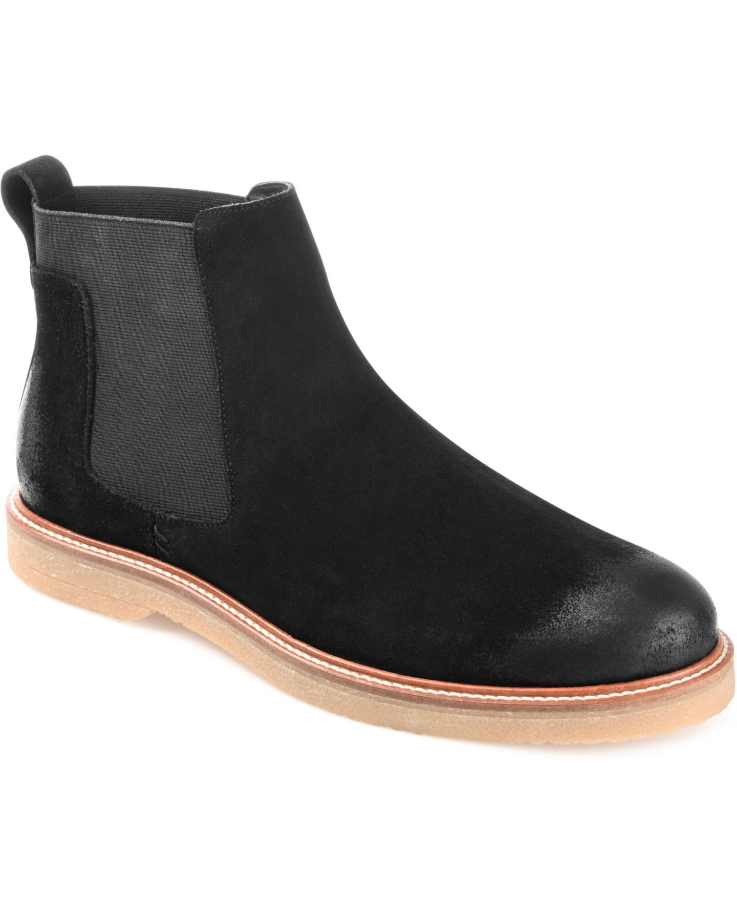 Мужские ботинки Thomas & Vine Cedric Plain Toe Chelsea Boot, цвет: Чёрный — фото 1