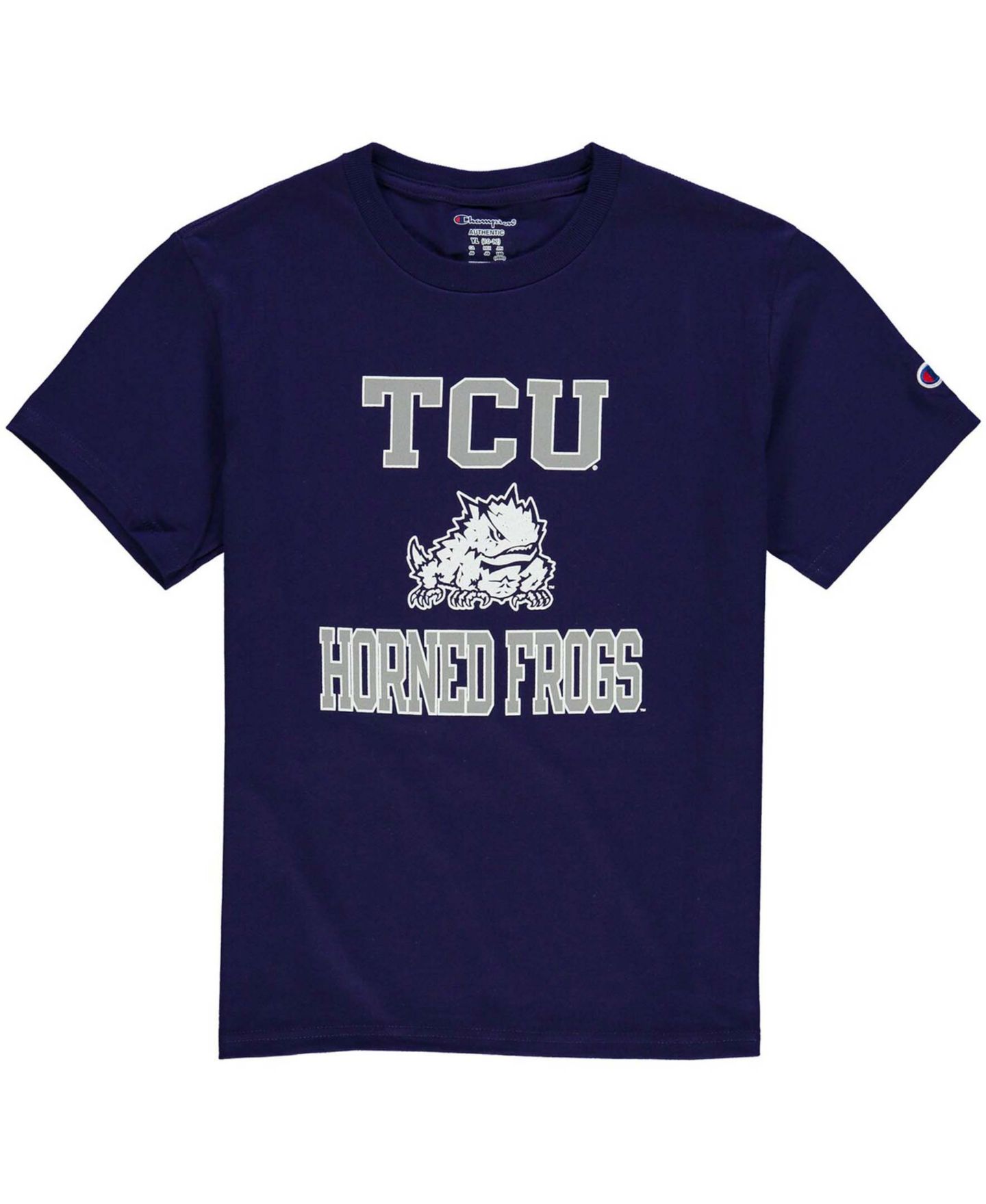 Детская футболка Champion Purple TCU Horned Frogs Circling Team Jersey T-shirt — фото 1
