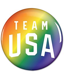 Multi Team USA 3" Pride Month Button