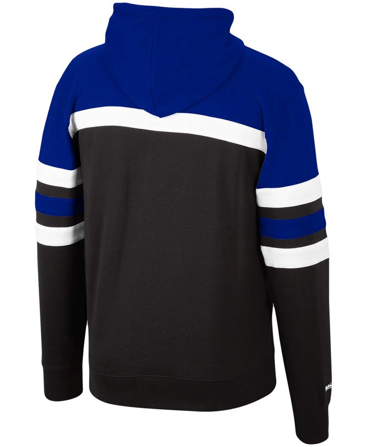 Mitchell & Ness Men's Royal And Black Orlando Magic Head Coach Pullover Hoodie In Royal,black