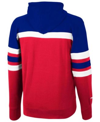 Men's Royal and Red LA Clippers Head Coach Pullover Hoodie